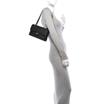 Chanel Caviar Quilted Small Double Flap Black 2 of 12