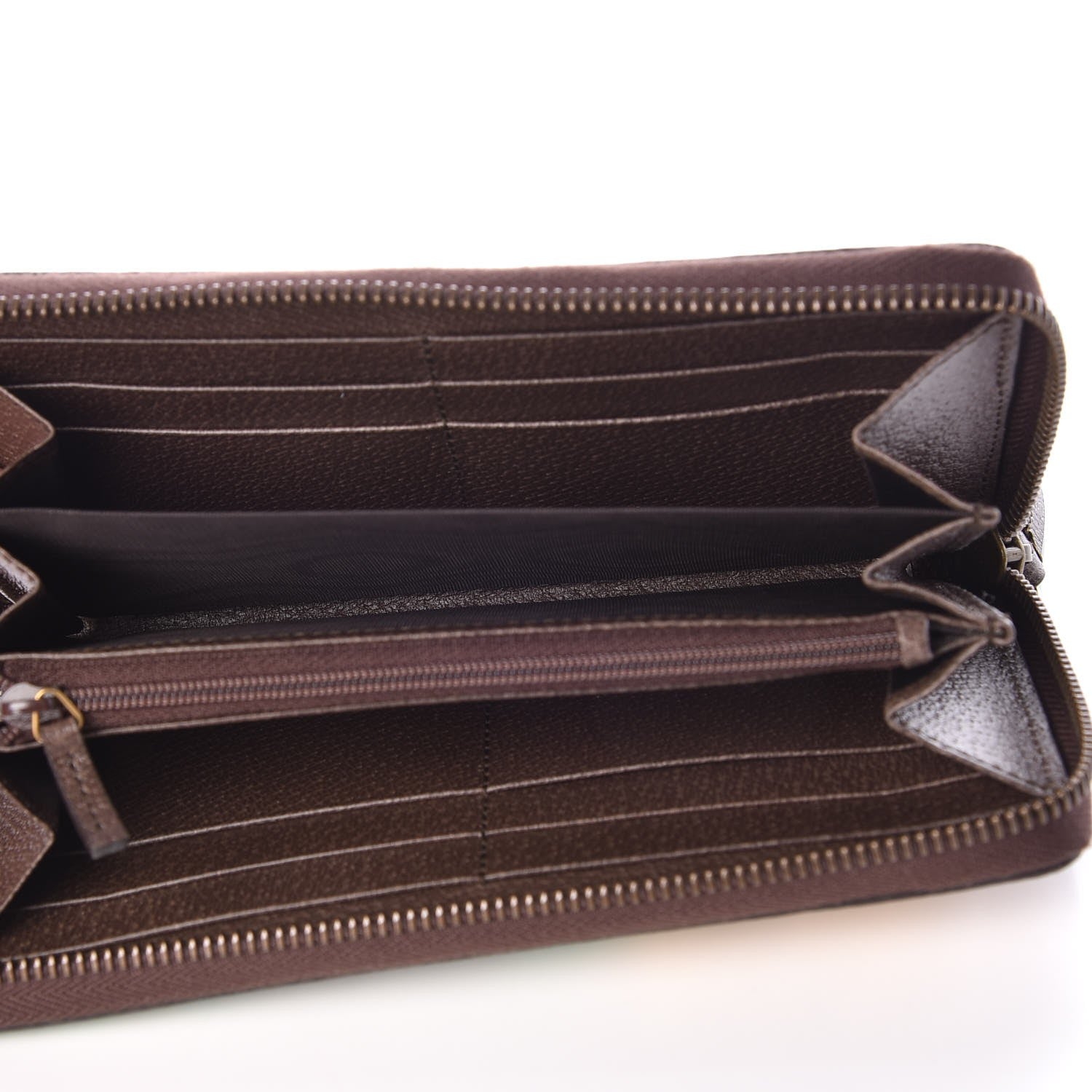 Gucci GG Supreme Monogram Bengal Zip Around Wallet Beige Yard 5 of 8