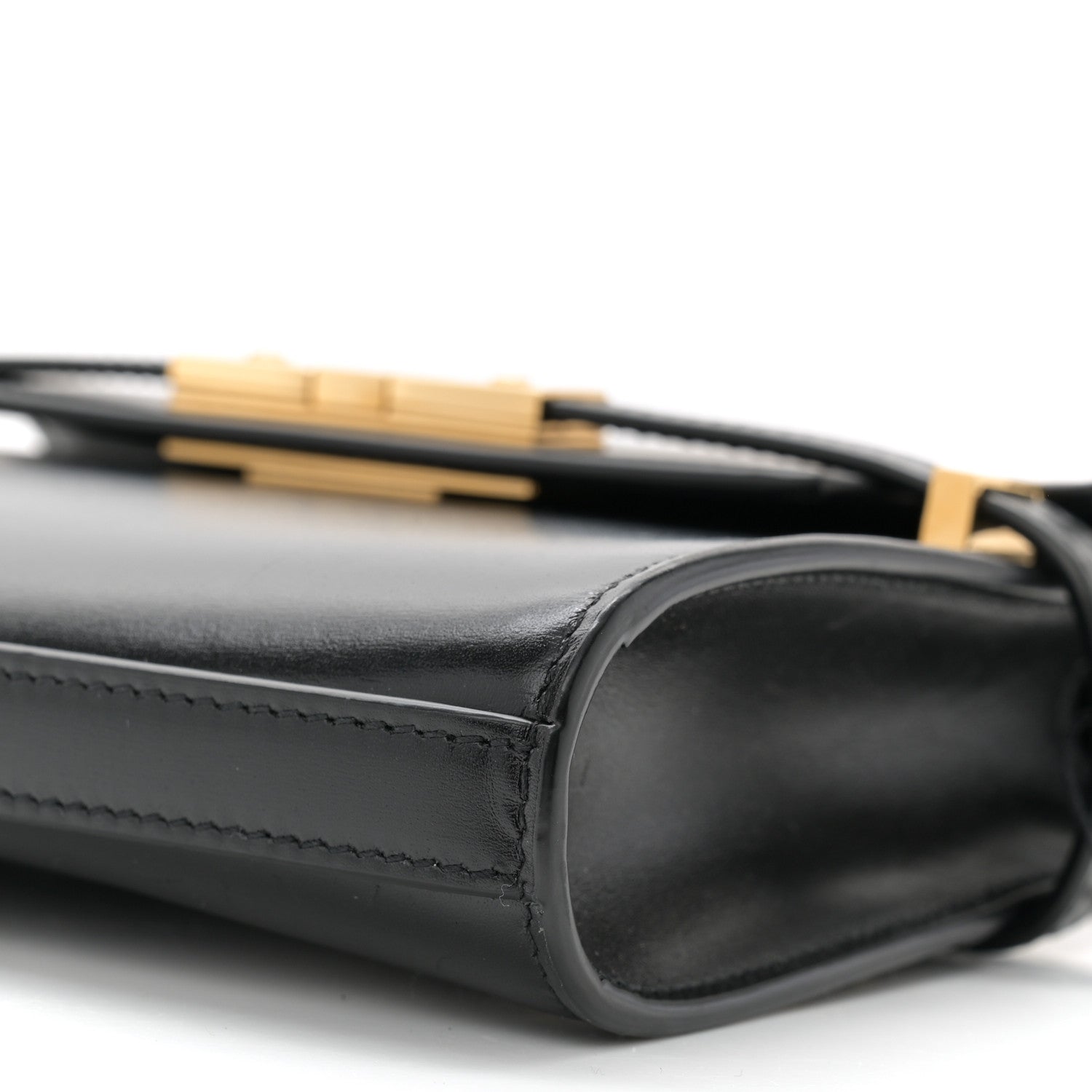 Saint Laurent Smooth Calfskin Mini Manhattan Shoulder Bag Black 9 of 11