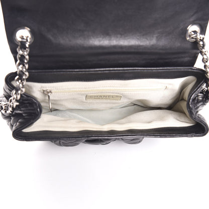 Chanel Washed Lambskin Quilted Medium Chain Around Messenger Black 5 of 8