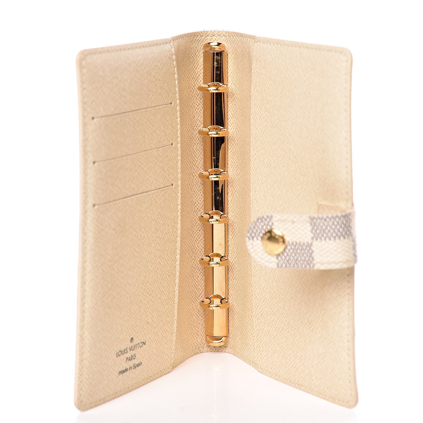Damier Azur Small Ring Agenda Cover