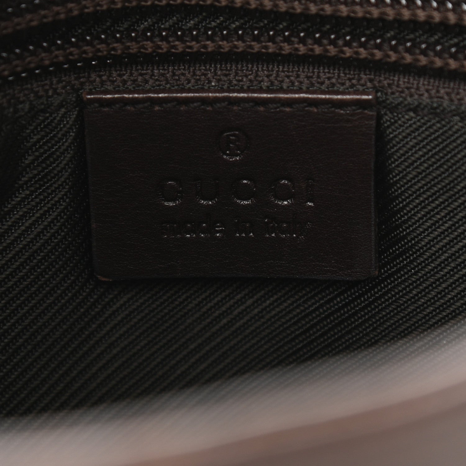 Gucci Monogram Messenger Crossbody Bag Dark Brown 6 of 11