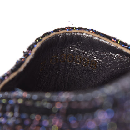 Chanel Metallic Tweed Patent CC Espadrilles 36 Black Multicolor 8 of 10