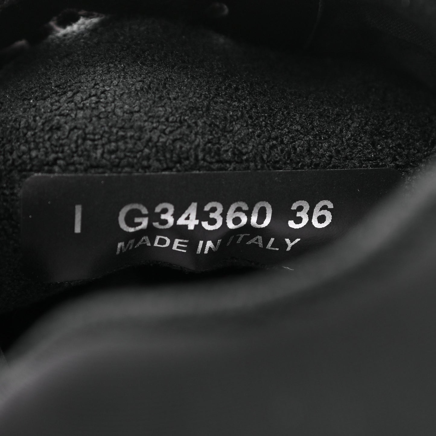 Nylon Calfskin Suede CC Sneakers 36 Black