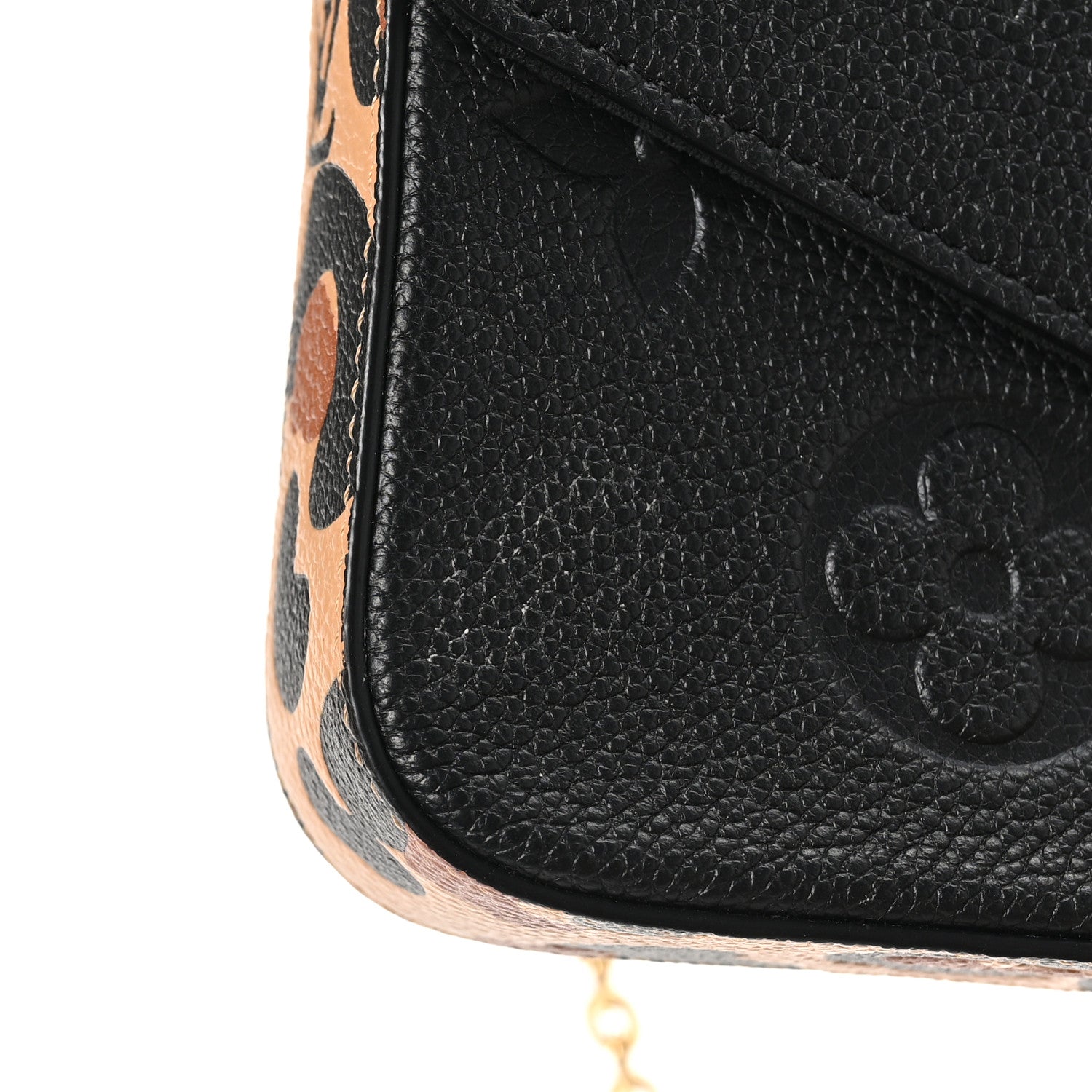 Louis Vuitton Empreinte Monogram Giant Wild At Heart Felicie Pochette Black 9 of 10