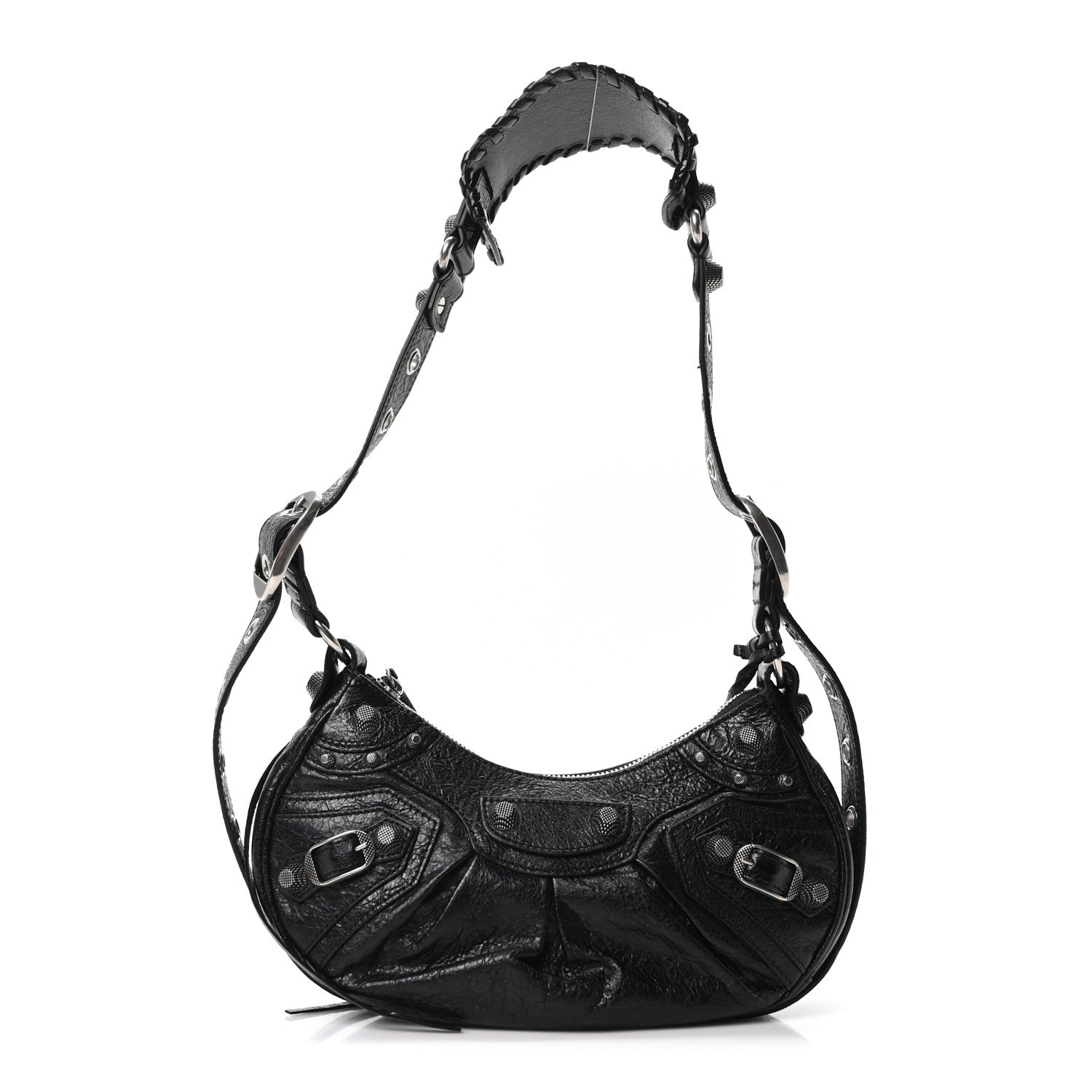 Balenciaga Agneau Arena Le Cagole Shoulder Bag XS Black 1 of 11