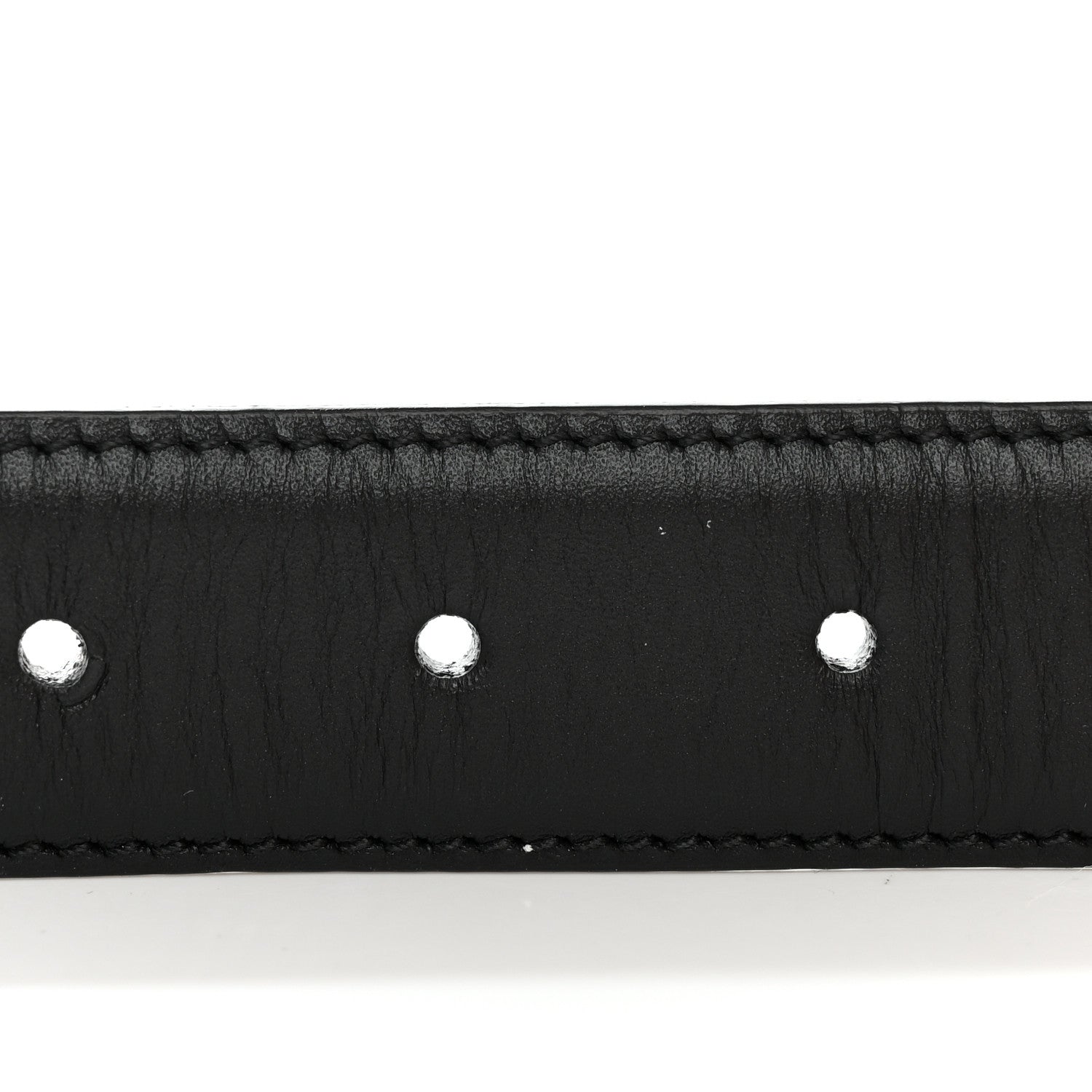 Gucci Selleria Calfskin G 30mm Belt 95 38 Black 6 of 6