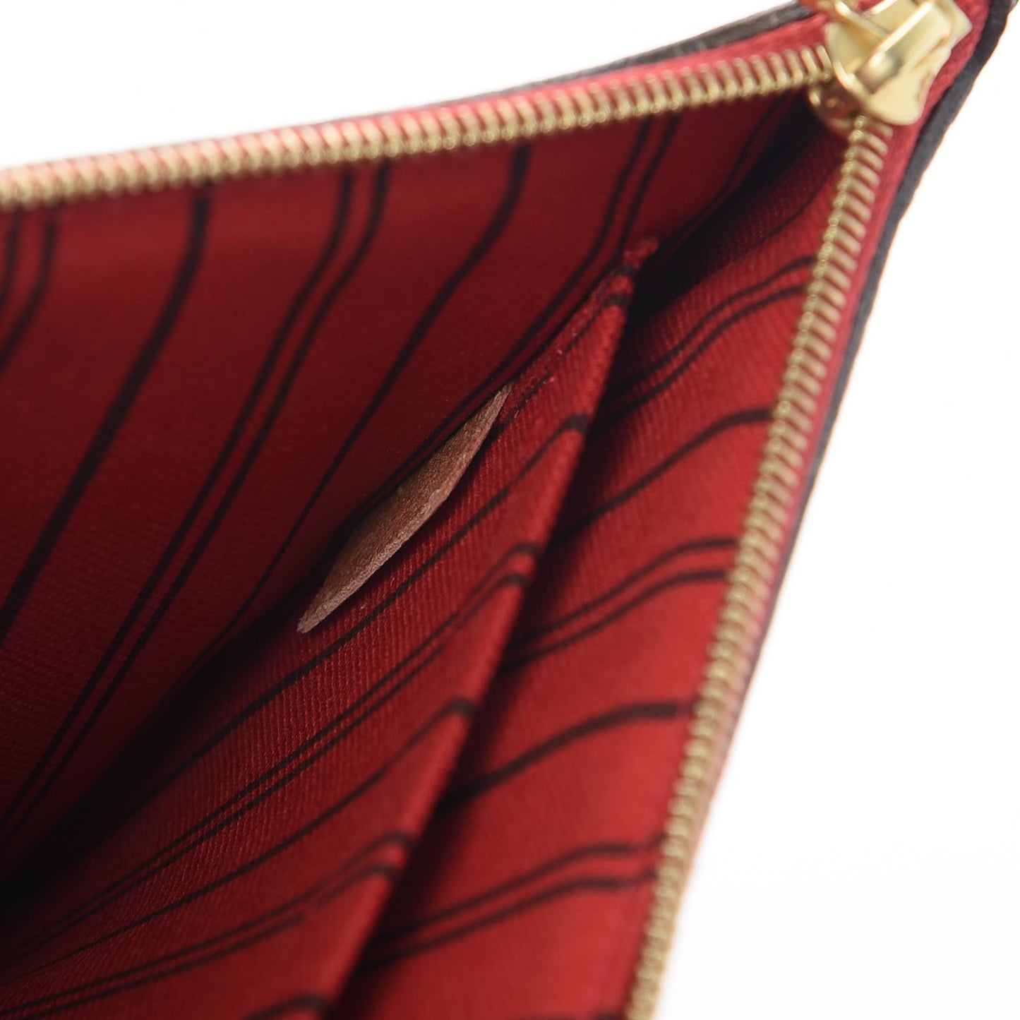 Monogram Neverfull MM GM Pochette Cherry