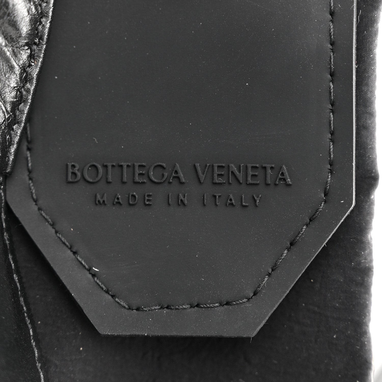 Bottega Veneta Paper Calfskin Maxi Intreccio Cassette Crossbody Bag Black 6 of 10