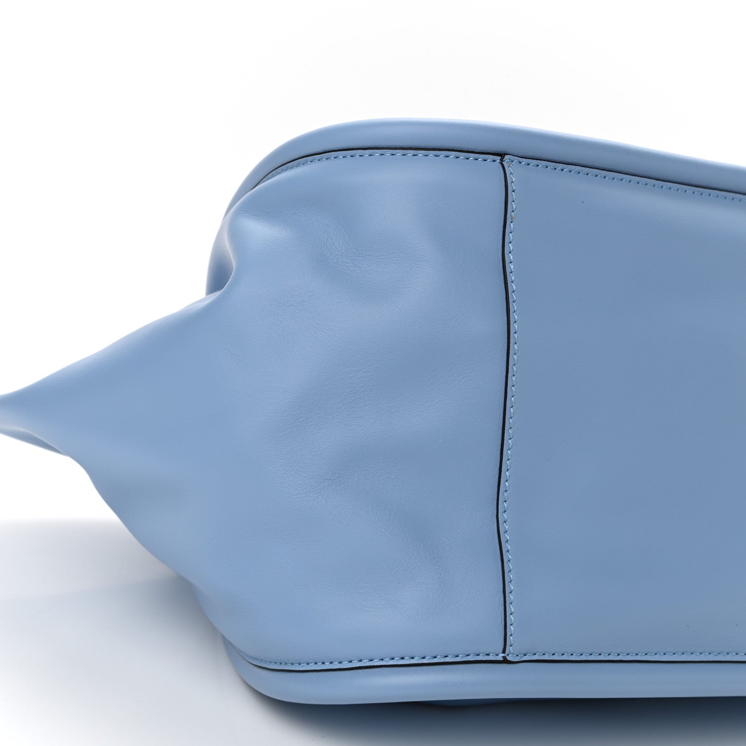 Proenza Schouler Calfskin Large Ruched Tote Sky Blue 9 of 10