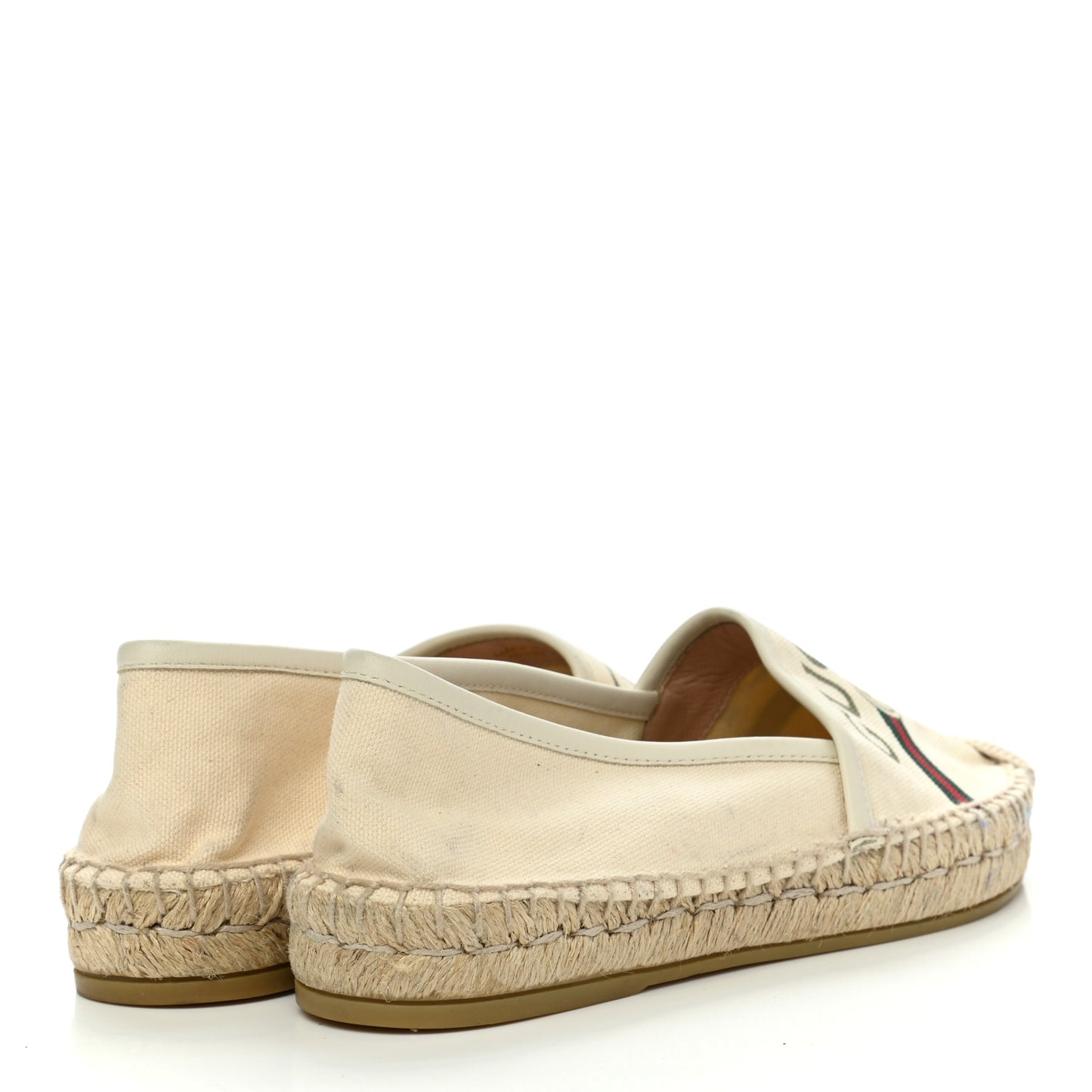 Canvas Logo Espadrilles 35 Greggio White