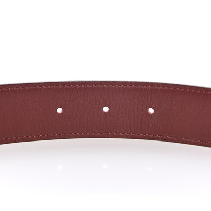 Hermes Swift Epsom 32mm H Belt 85 Rouge Casaque Rouge H 7 of 8