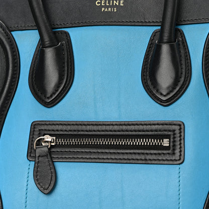 Celine Smooth Calfskin Nano Tri-Color Luggage Turquoise 14 of 17