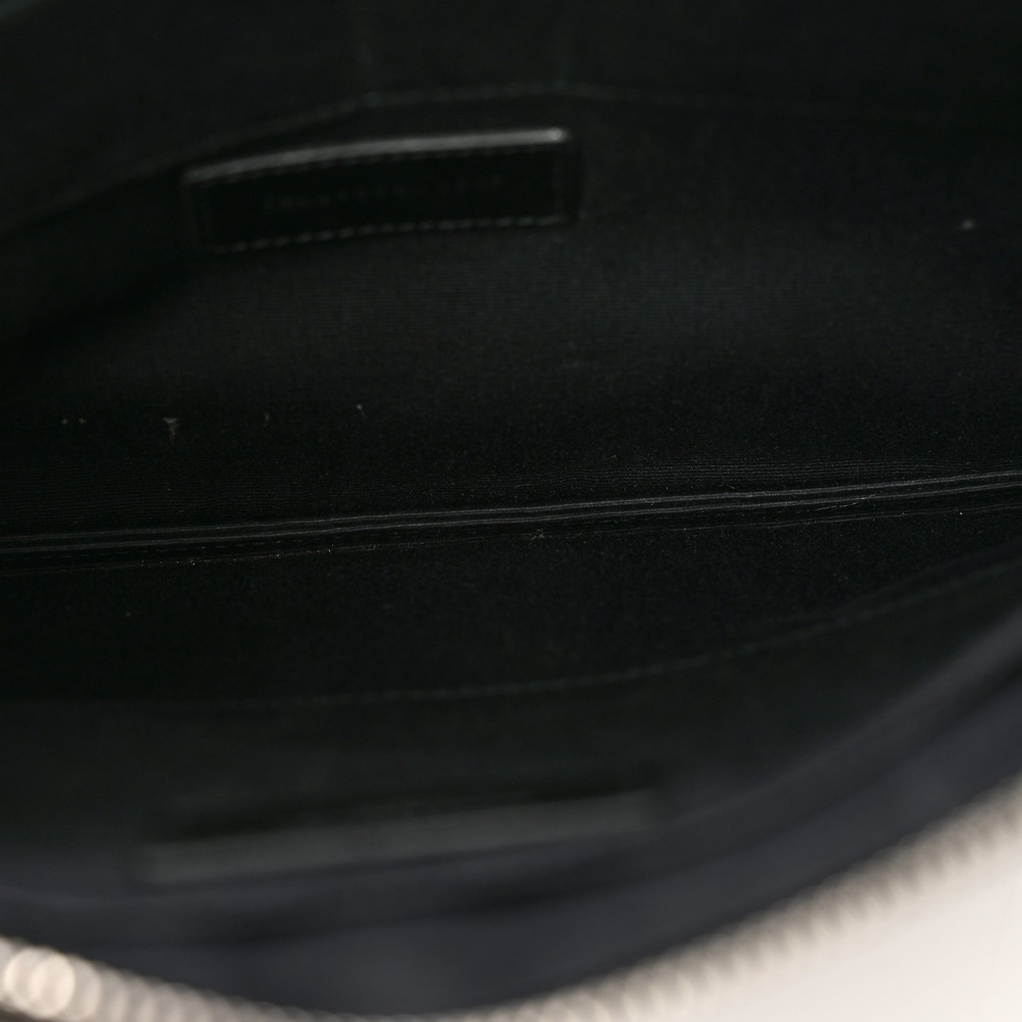Calfskin Crocodile Embossed Document Holder Black