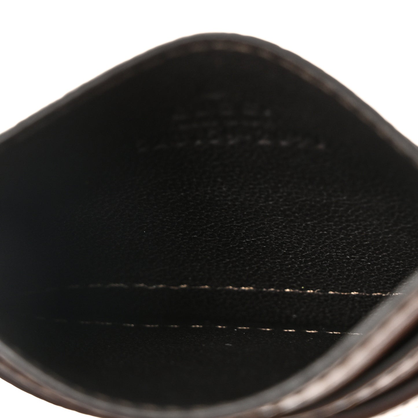 GG Supreme Monogram Ophidia Card Holder Brown