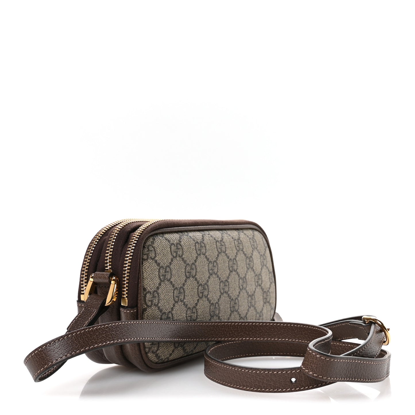 GG Supreme Monogram Web Mini Ophidia GG Bag Brown