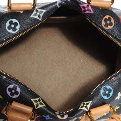 Louis Vuitton Monogram Multicolor Speedy 30 Black 5 of 7