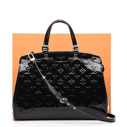 Louis Vuitton Vernis Brea MM Black 9 of 9