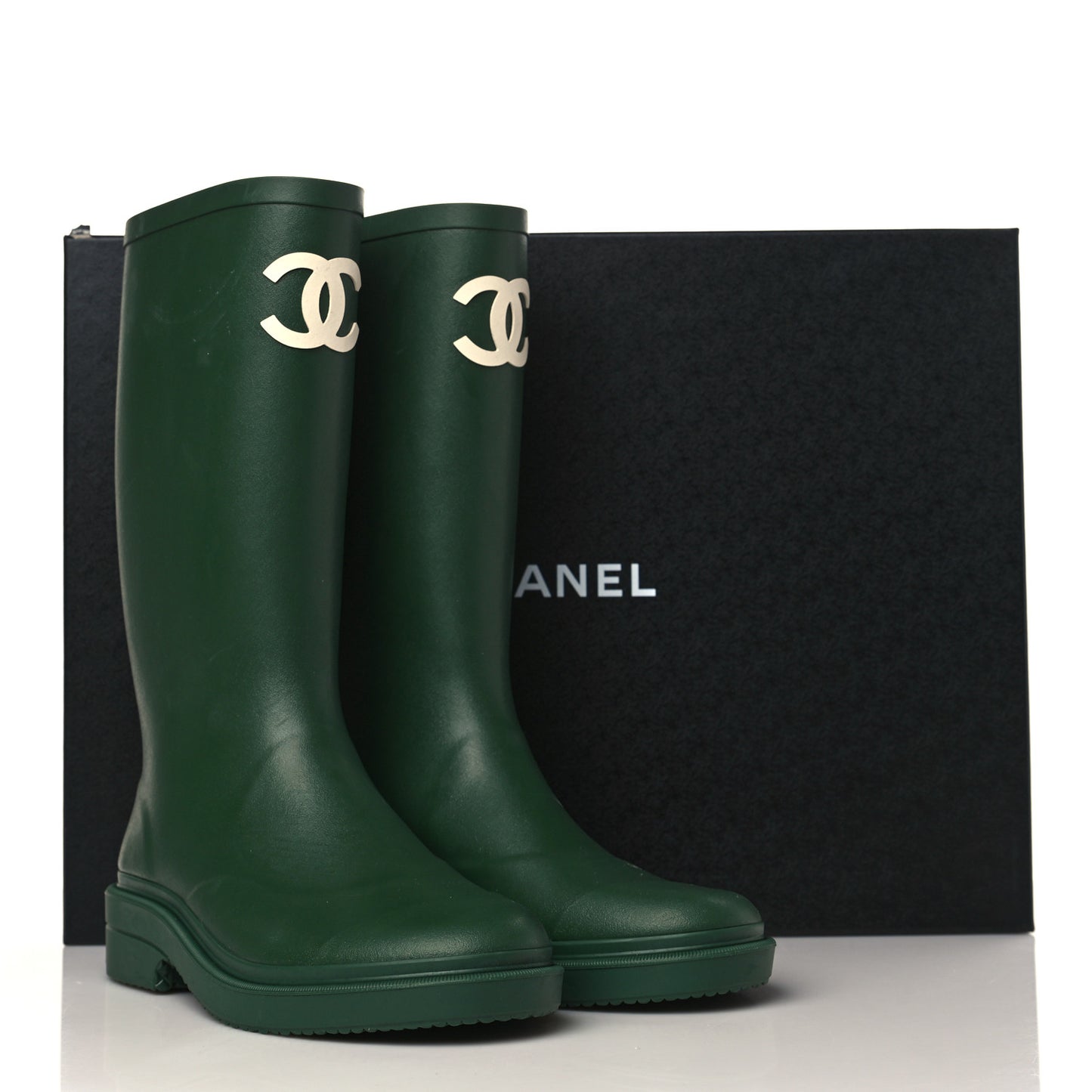 Caoutchouk CC High Boots 37 Dark Green