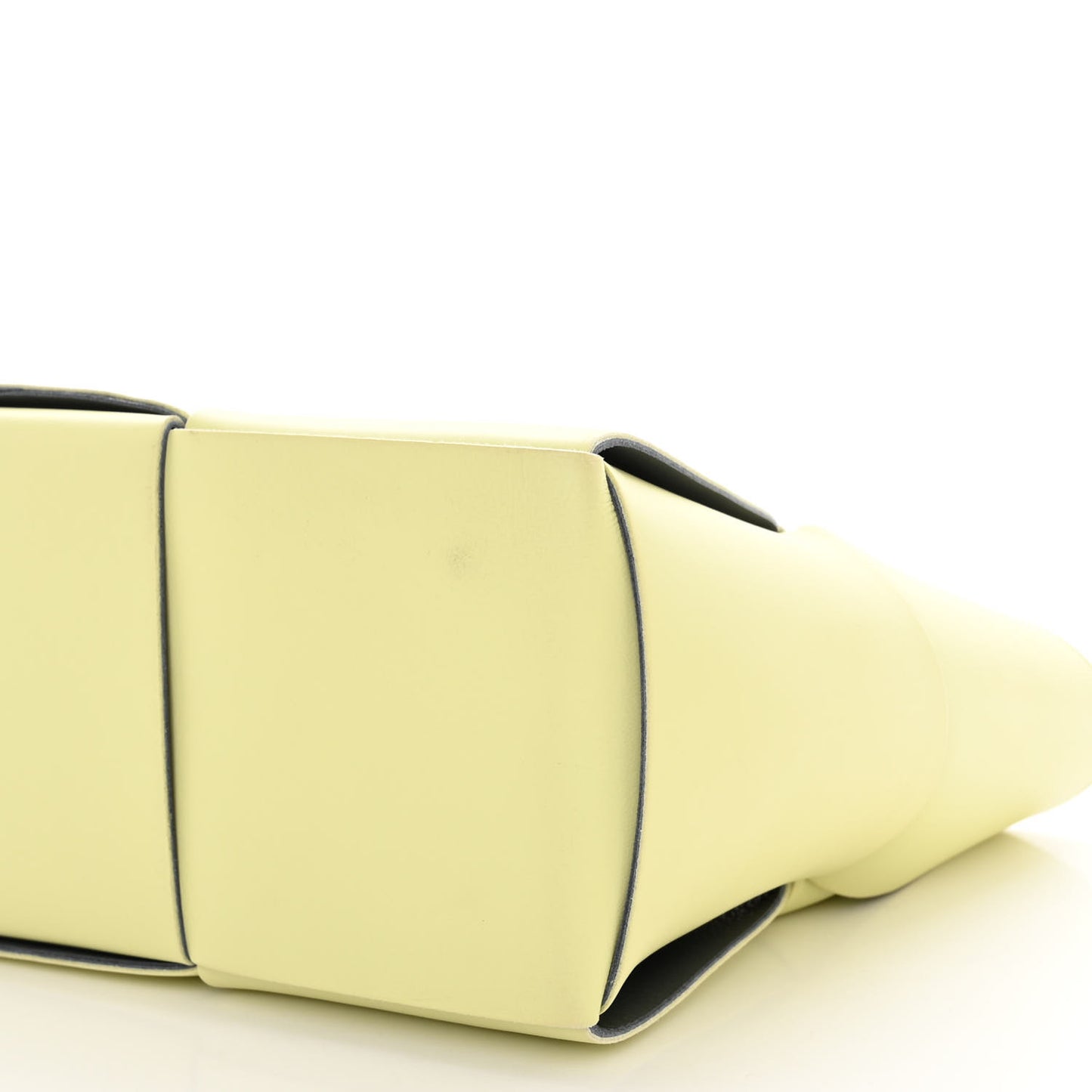 Nappa Maxi Intrecciato Small Arco Tote Lemon