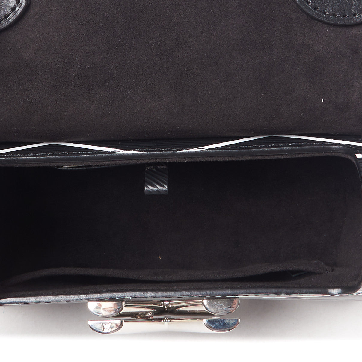 Louis Vuitton Epi Malletage Twist Shoulder Bag PM Black 4 of 8