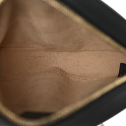 Gucci Grained Calfskin Web Mini Ophidia Round Shoulder Bag Black 5 of 10