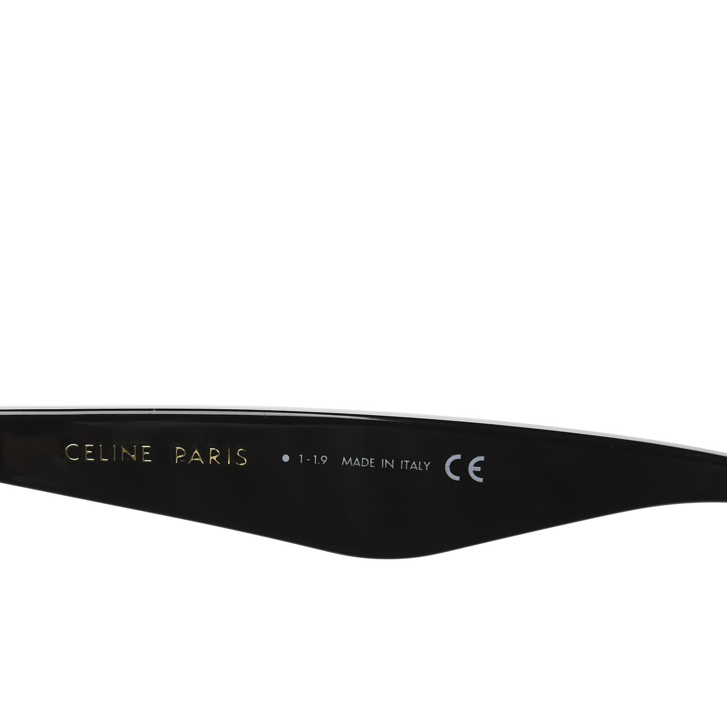 Celine Acetate Crystal Cat Eye Sunglasses CL4019IS Black 7 of 7