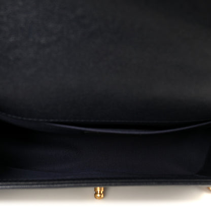 Chanel Caviar Quilted Medium Boy Flap Navy 5 of 10
