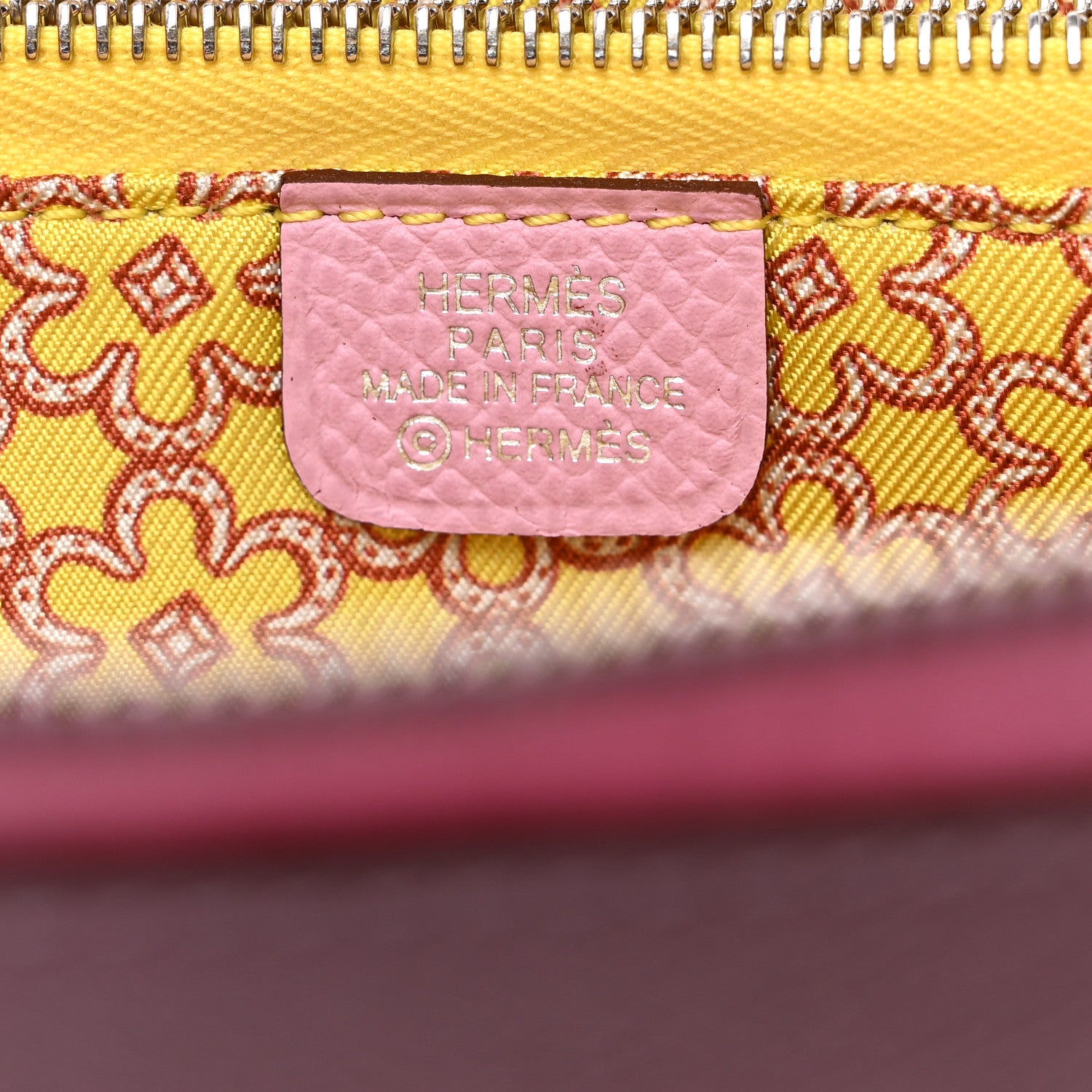 Hermes Epsom Silk'In Wallet Mauve Sylvestre 6 of 7
