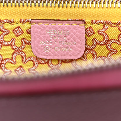Hermes Epsom Silk'In Wallet Mauve Sylvestre 6 of 7
