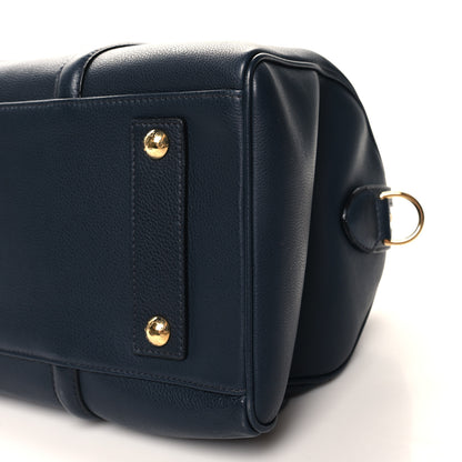 Louis Vuitton Calfskin SC Bag Navy 9 of 9