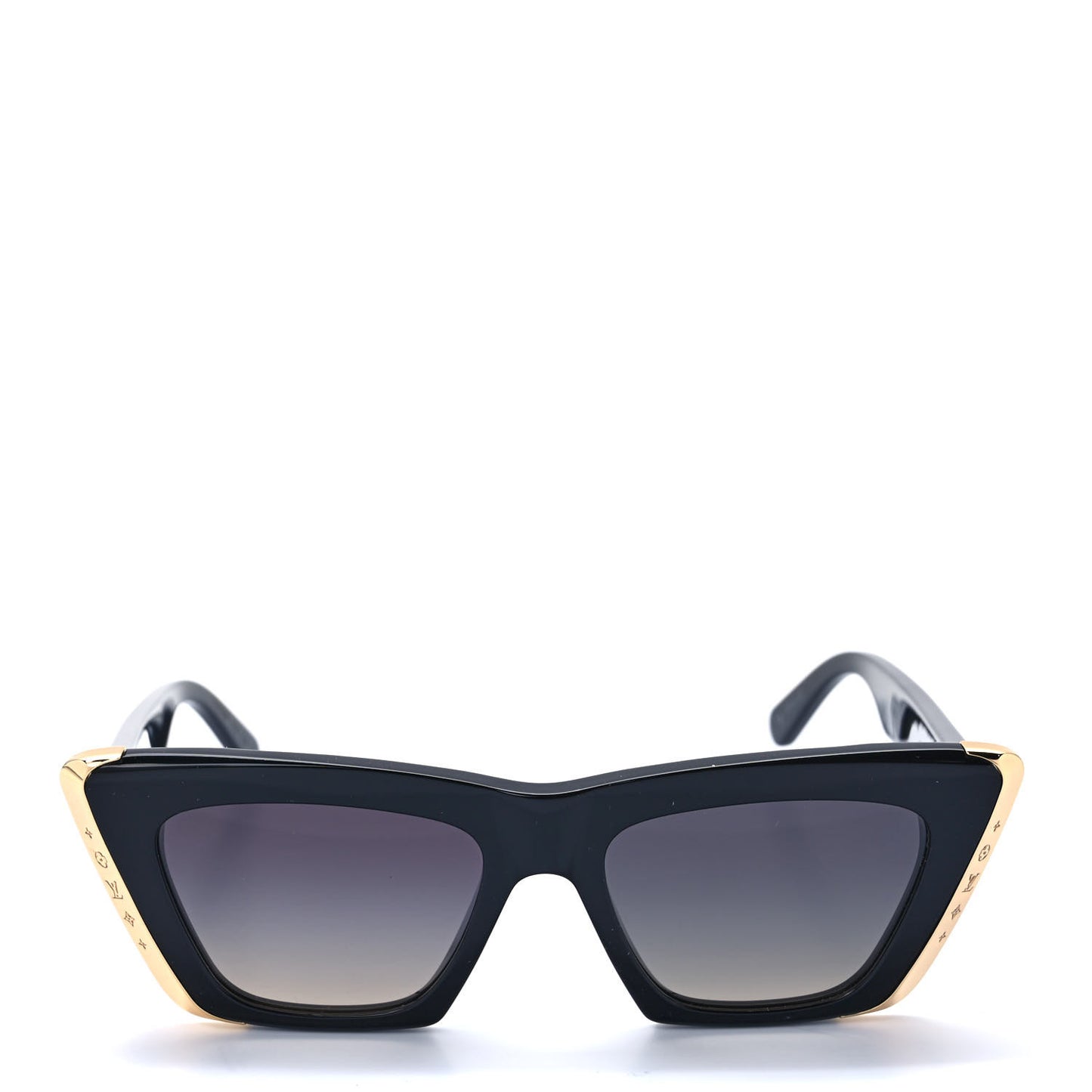 Acetate LV Moon Cat Eye Sunglasses Z1655W Black