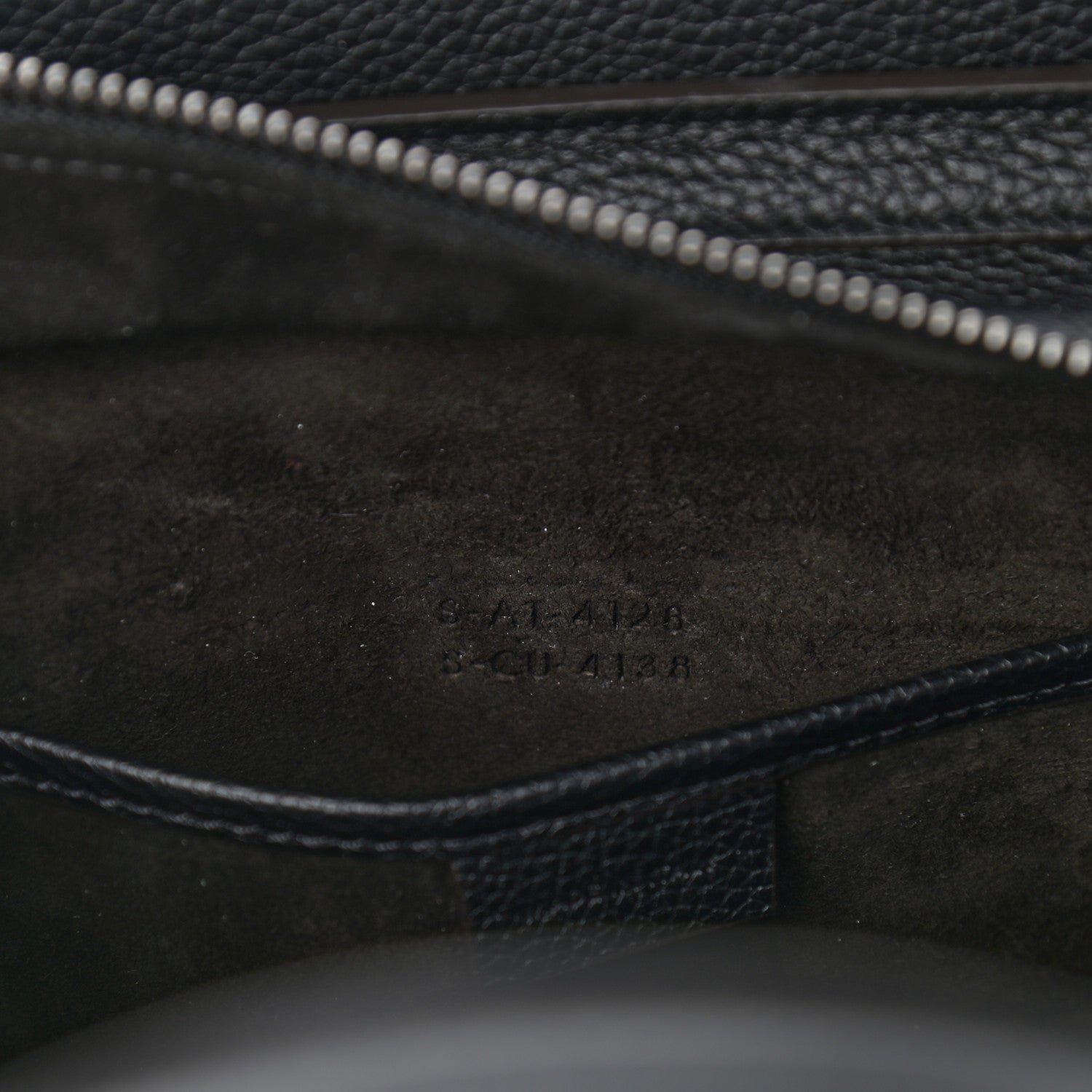 Celine Drummed Calfskin Nano Luggage Black 8 of 10