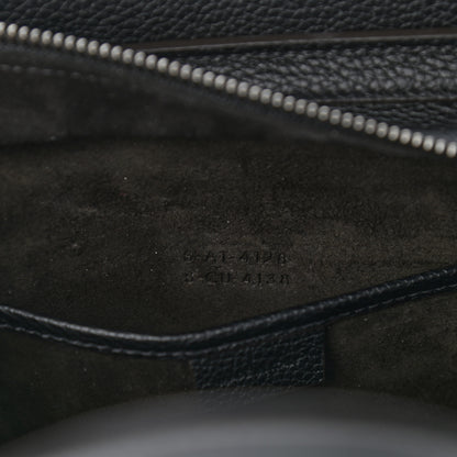 Celine Drummed Calfskin Nano Luggage Black 8 of 10