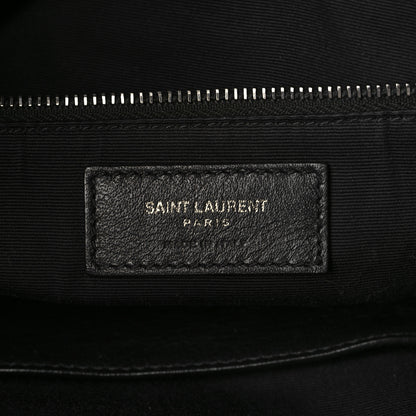 Saint Laurent Crinkled Calfskin Matelasse Monogram Niki Shoulder Bag Black 6 of 8