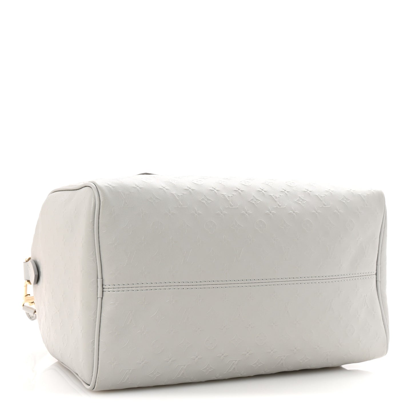 Calfskin Minigram Speedy Soft 30 Cloud Gray