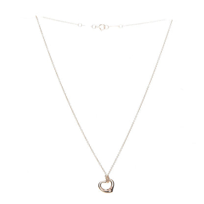 Tiffany 18K Rose Gold Elsa Peretti Open Heart Necklace 3 of 10