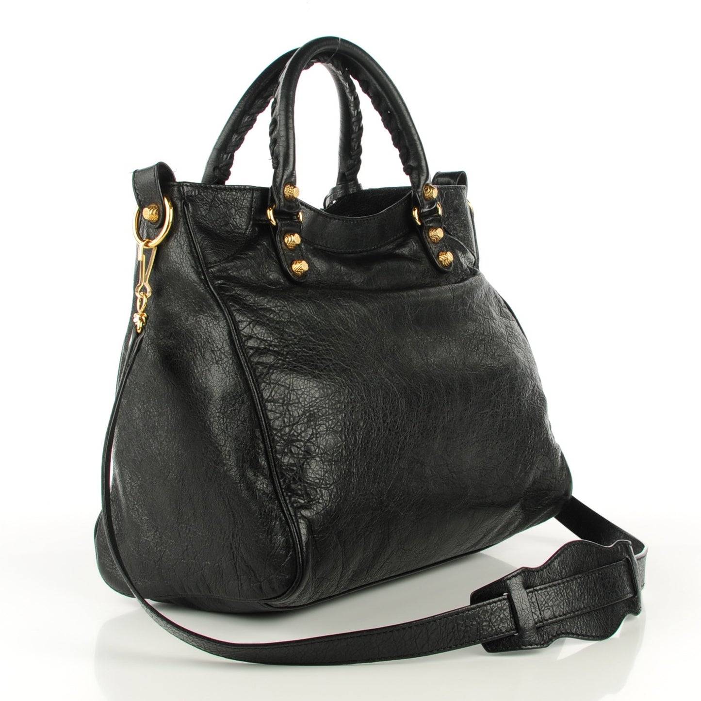 Agneau Giant 12 Gold Hardware Velo Black