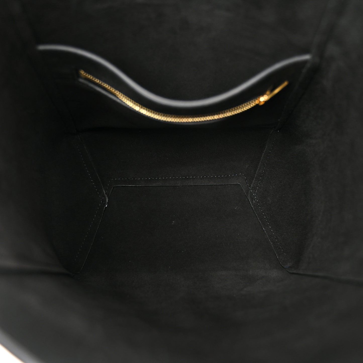 Soft Grained Calfskin Small Sangle Bucket Bag Black