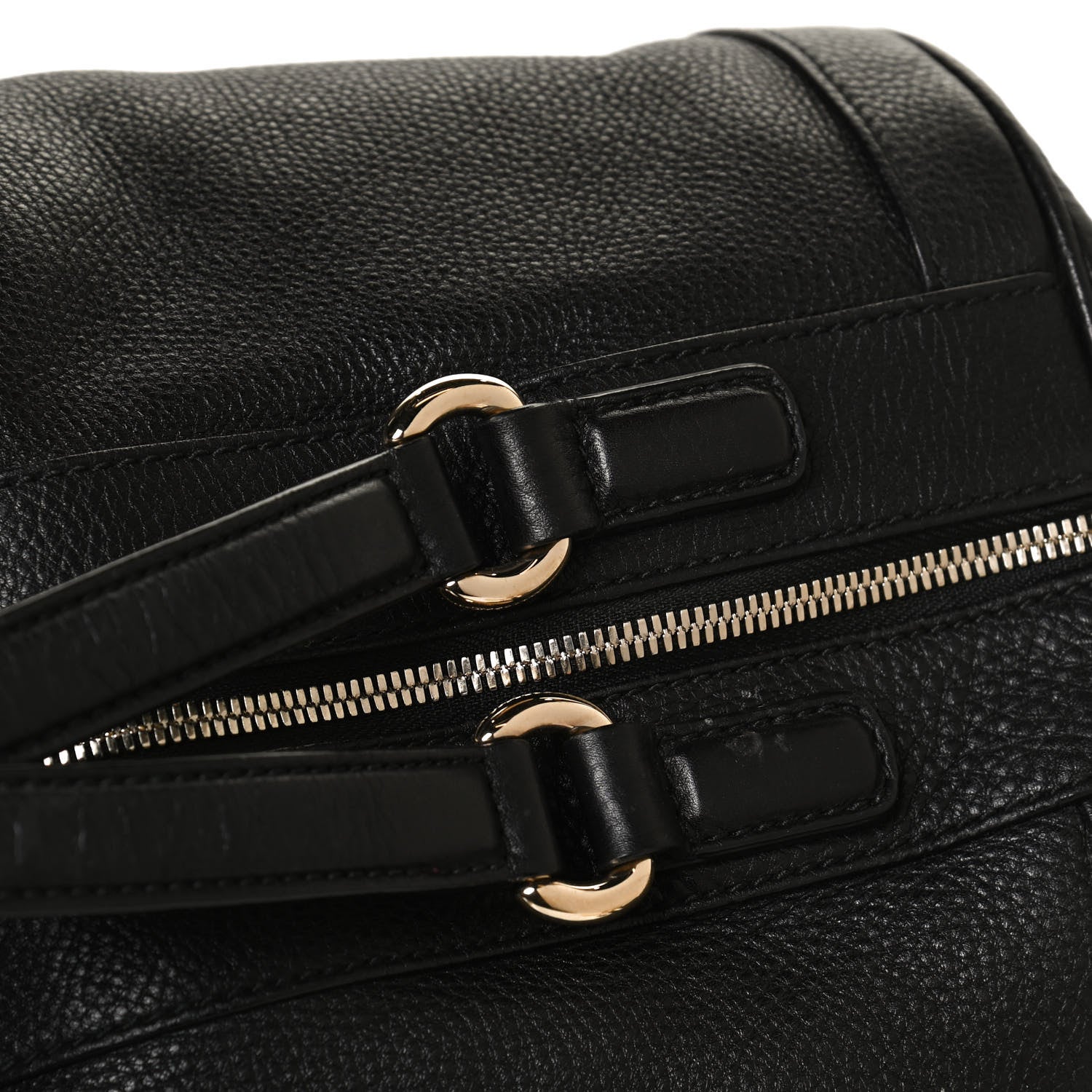 Gucci Pebbled Calfskin Medium Soho Boston Black 13 of 14