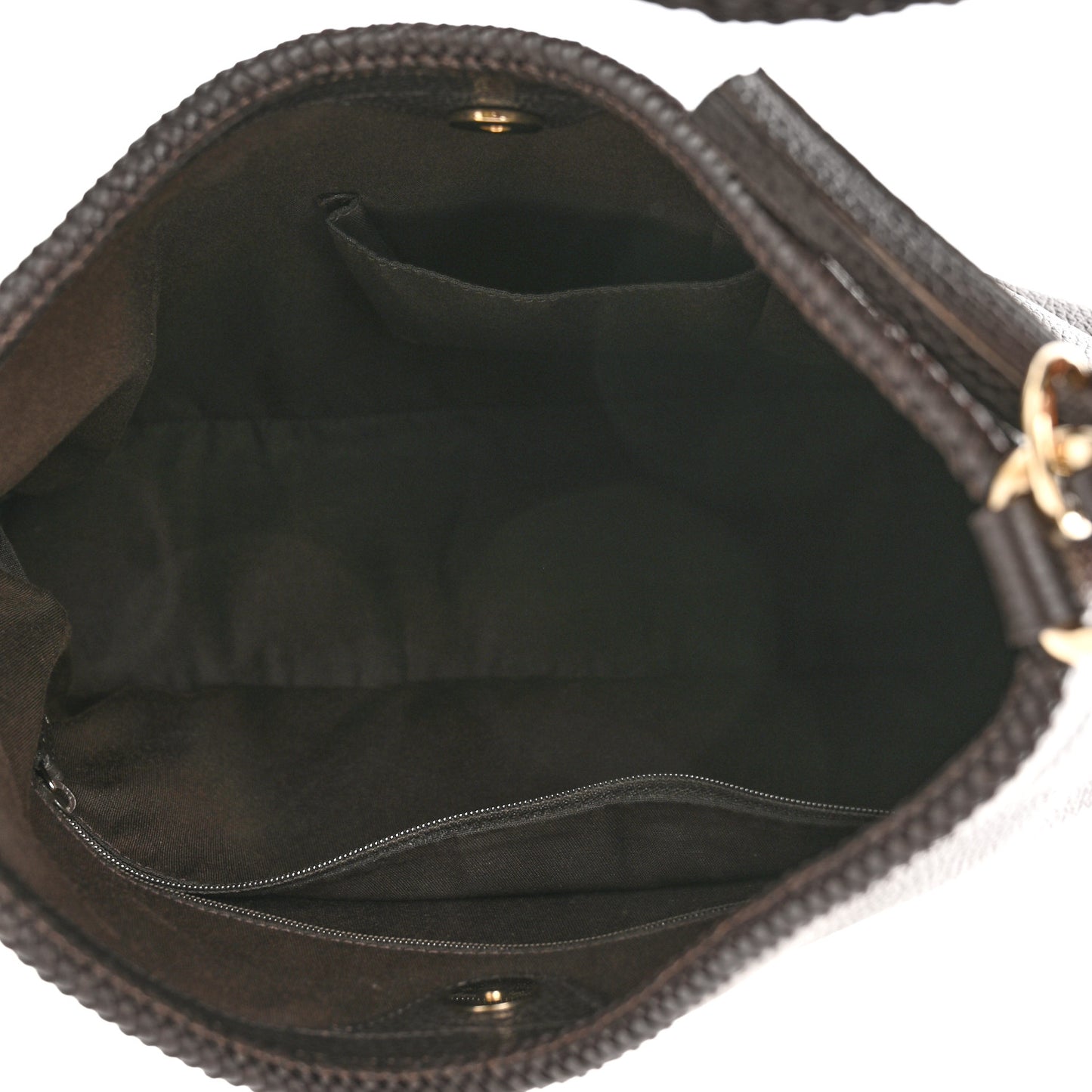 Pebbled Calfskin Medium Marrakech Hobo Dark Brown