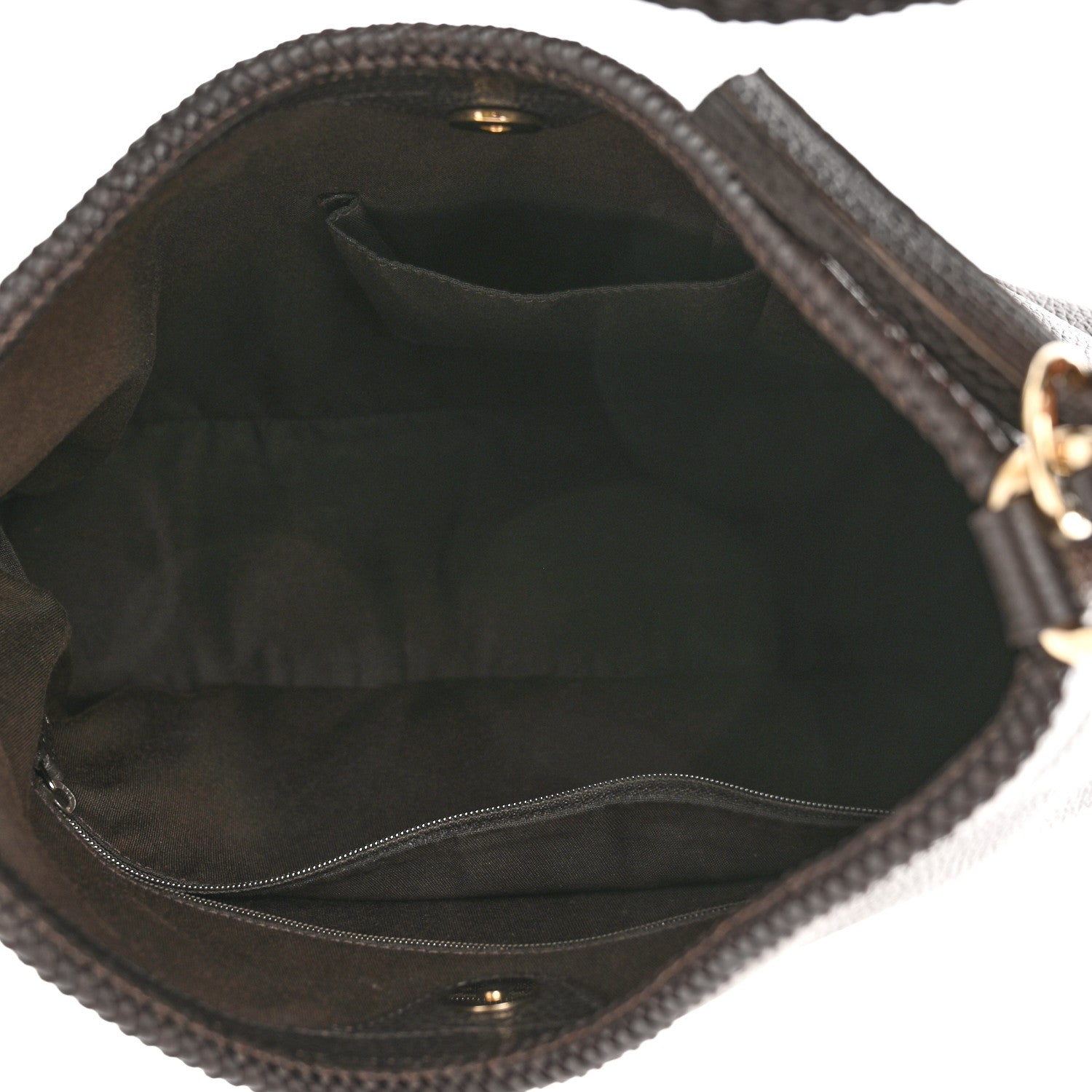 Gucci Pebbled Calfskin Medium Marrakech Hobo Dark Brown 5 of 10