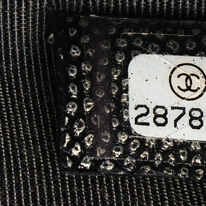 Chanel Metallic Caviar Quilted Medium Golden Class Pouch Dark Grey 8 of 12