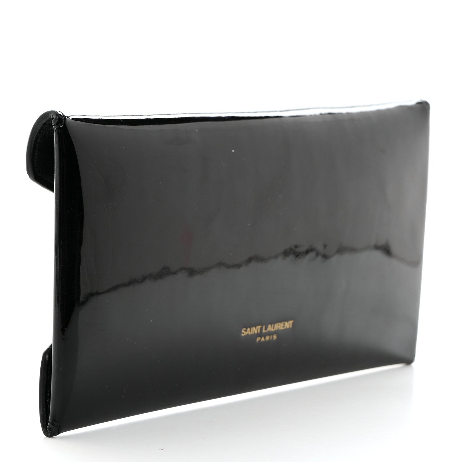 Saint Laurent Patent Paloma Envelope Clutch Black 3 of 7