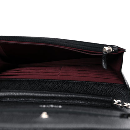 Chanel Caviar Quilted Wallet On Chain WOC Black 5 of 12