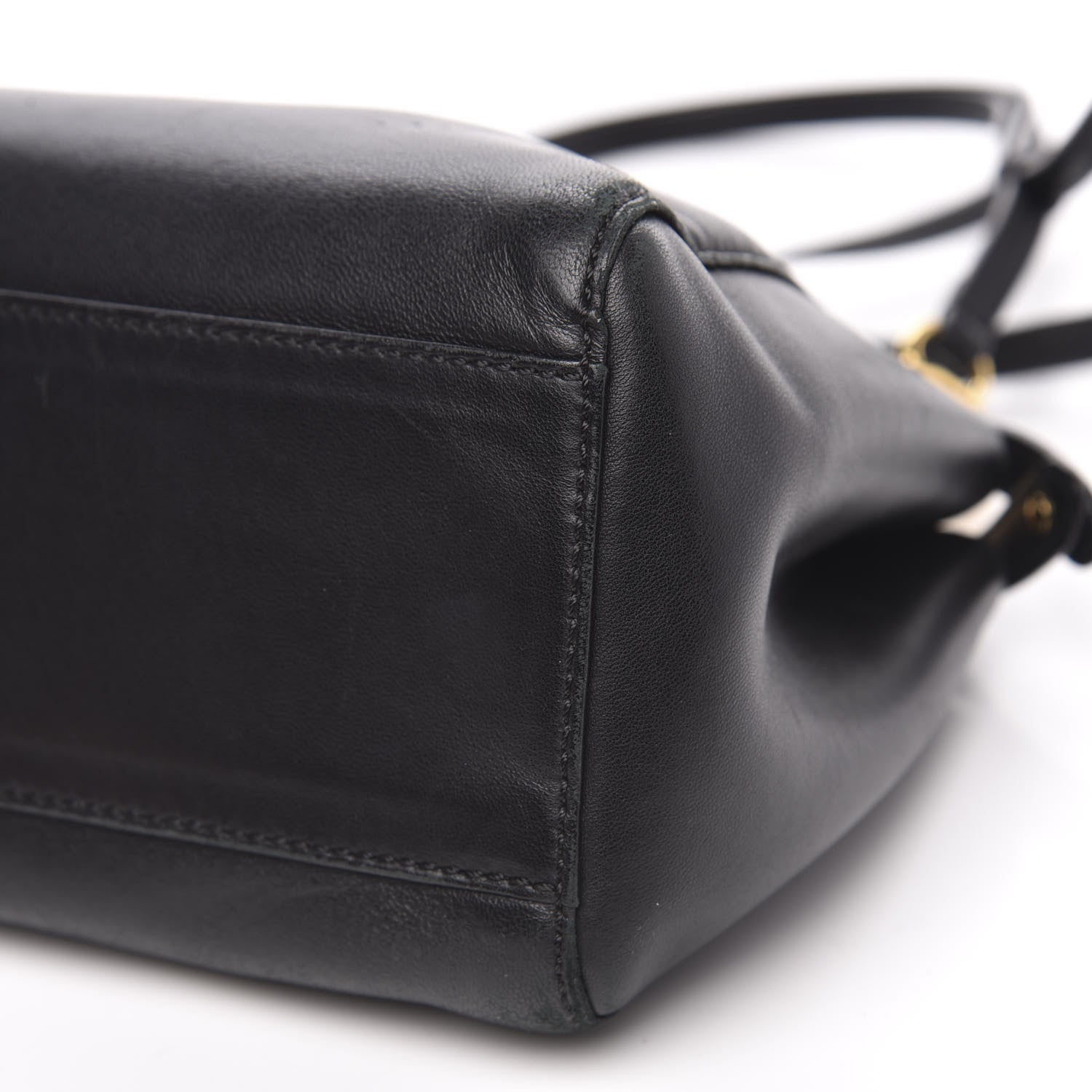 Fendi Nappa Mini Peekaboo Iconic Satchel Black 9 of 12