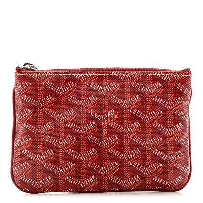 Goyard Goyardine Mini Senat Pochette Red 1 of 8