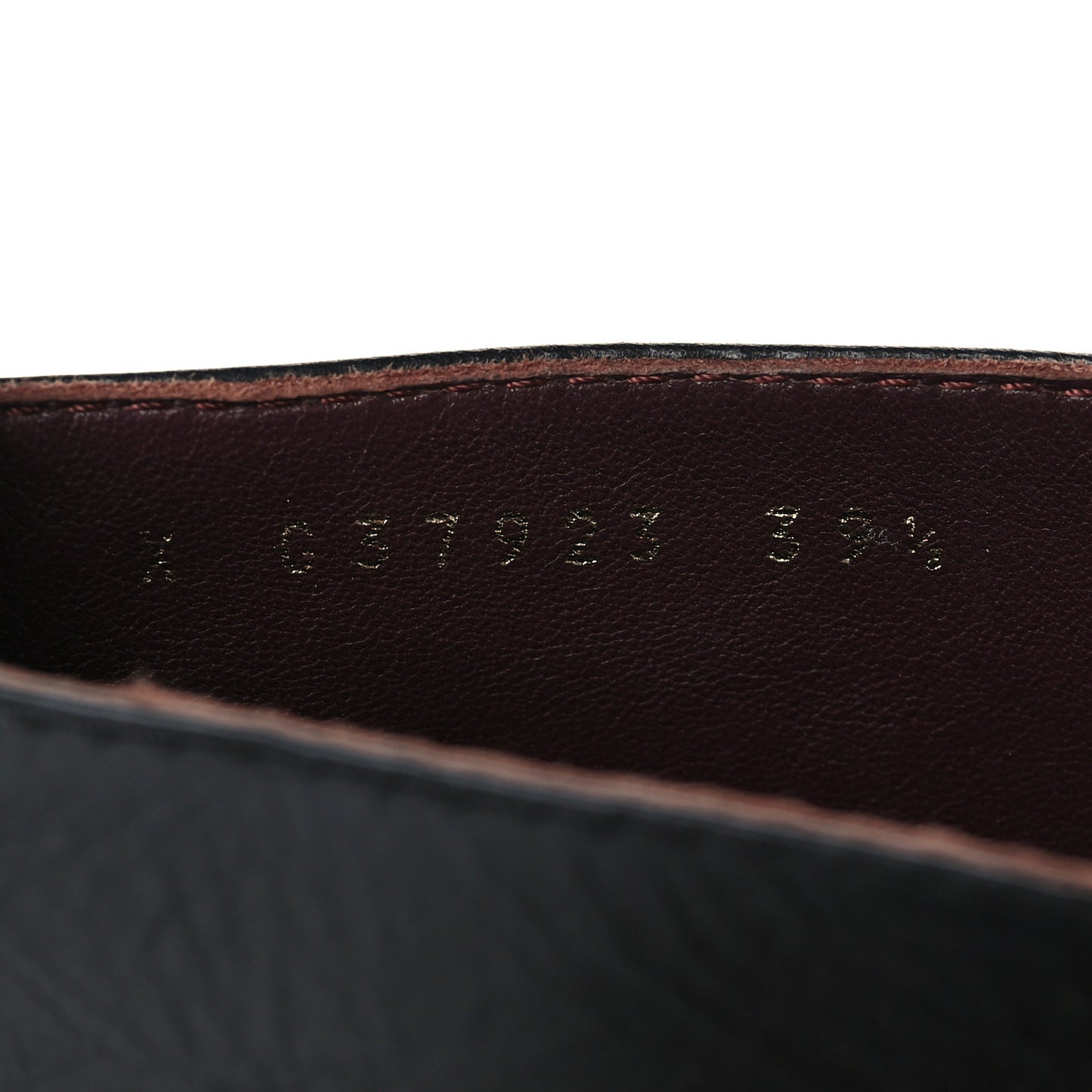 Calfskin Lace Up Cap Toe CC Boots 39.5 Black