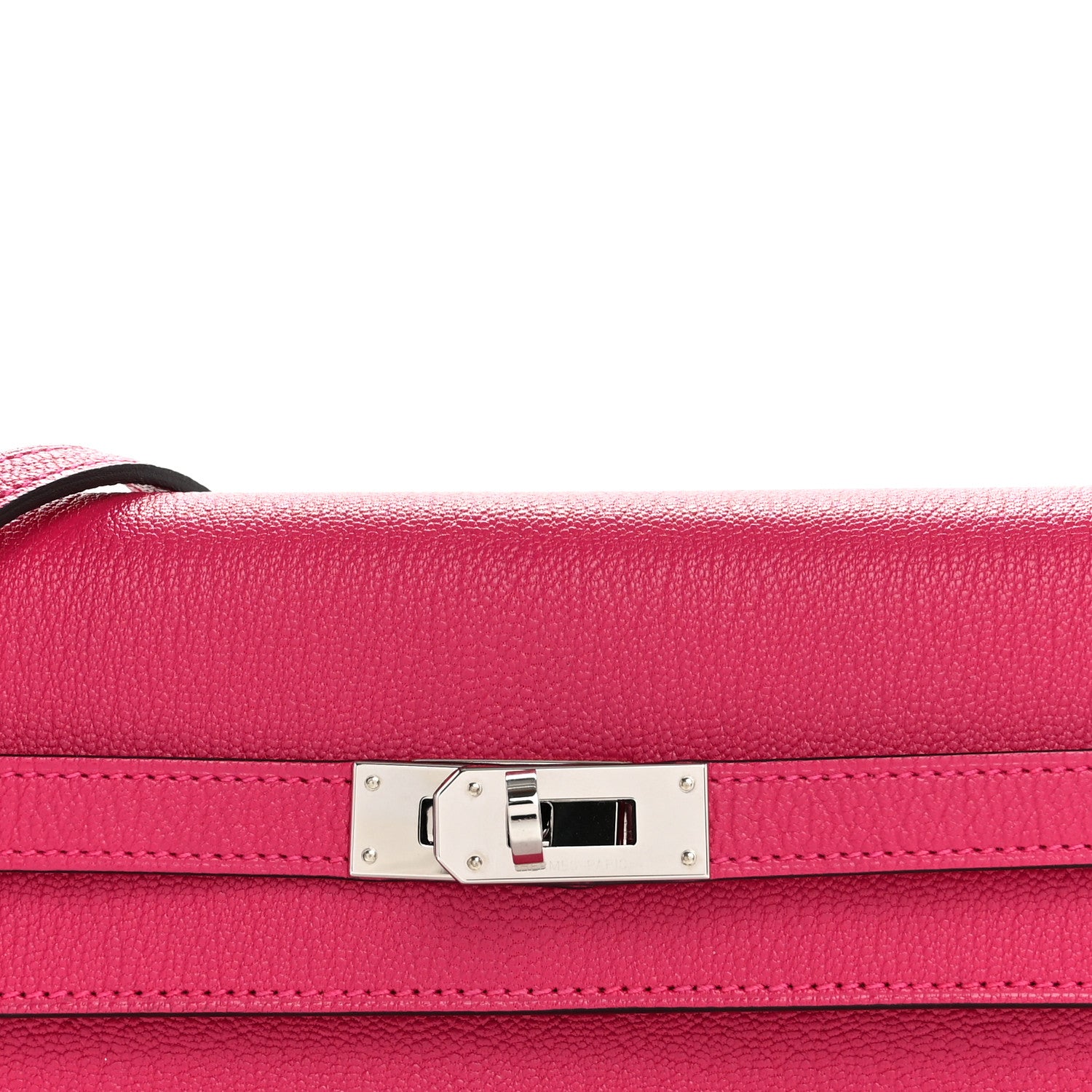 Hermes Chevre Mysore Kelly Wallet To Go Rose Mexico 8 of 11