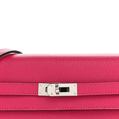 Hermes Chevre Mysore Kelly Wallet To Go Rose Mexico 8 of 11